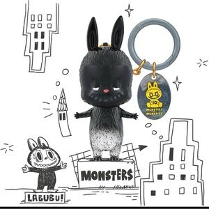 10th Anniversary Monster By Monster Classic Mini Labubu Keychain SECRET